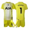 Tottenham Hotspur Guglielmo Vicario #1 Keeper Tredjedraktsett Barn 2025-26 Kortermet (+ korte bukser)